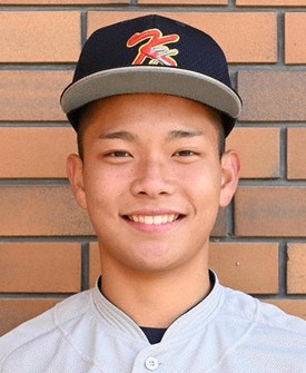 京都国際の石田紘大選手(1年)=京都市東山区で、山崎一輝撮影