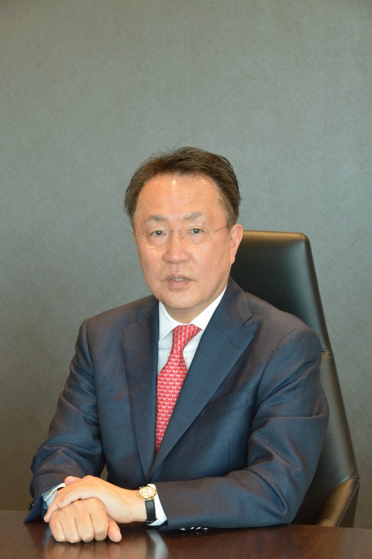 北川慎介氏=東京都千代田区の三井物産で2021年1月29日午後3時29分、藤渕志保撮影