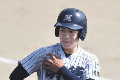 玉田大貴外野手（２年）＝高知県須崎市で、北村栞撮影