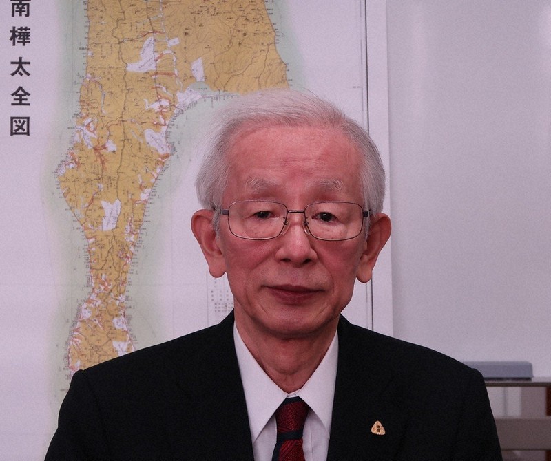全国樺太連盟常務理事の辻力さん=東京都港区の全国樺太連盟事務局で2021年2月19日、田中洋之撮影