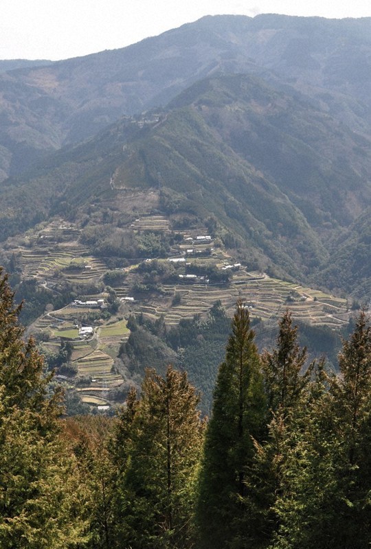認定された椎葉村の「仙人の棚田」=宮崎県椎葉村で2021年3月8日午後0時18分、重春次男撮影