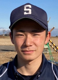 宮城・石巻商野球部の新田樹主将=同部提供