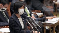 参院予算委員会で質問に答える丸川珠代男女共同参画担当相＝国会内で2021年3月3日、竹内幹撮影