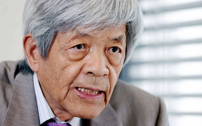 ジャーナリストの田原総一朗さん=東京都千代田区で2020年9月7日、幾島健太郎撮影