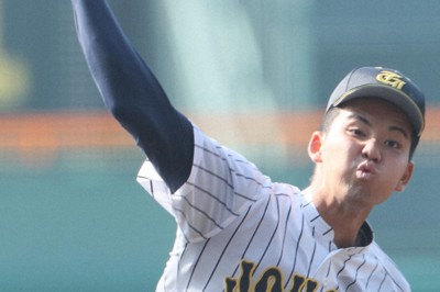 鳥取城北の右腕・山内 花開いたウチナーンチュ 選抜高校野球