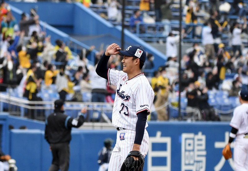 ★ヤクルト 73 野村克也 1998年 勇退記念 サイン入り下敷き 最終戦配布 ☆ヤクルトスワローズ 1997年セ・リーグ優勝 直筆寄書き