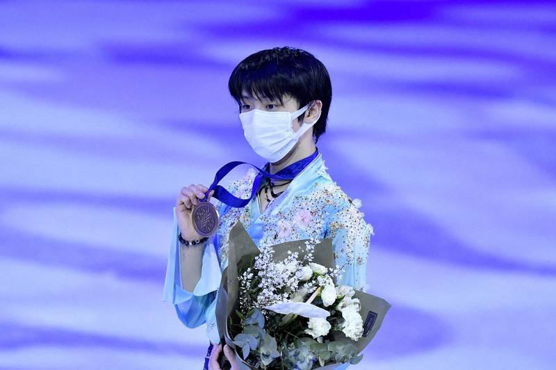 羽生結弦「ぜんそく、フリー後に感じたかな」 世界フィギュア