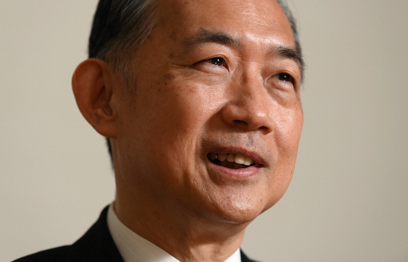 インタビューに答える木山竜一・塩野義製薬医薬研究本部長=大阪市中央区で2021年3月11日、久保玲撮影