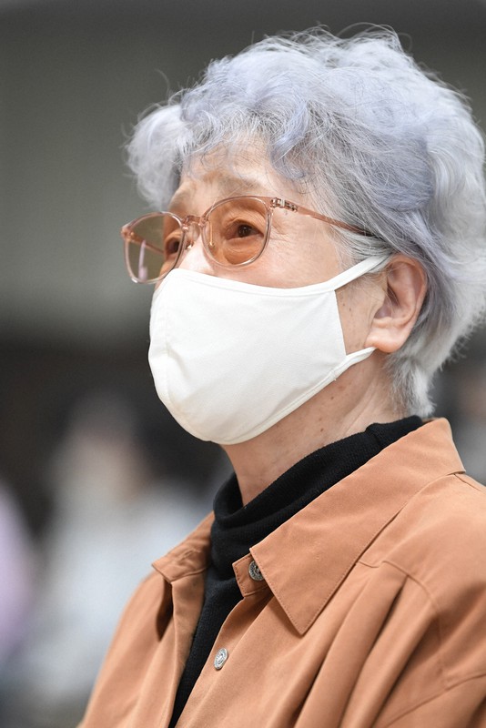 横田早紀江さん=東京都中野区で2020年11月19日、竹内紀臣撮影