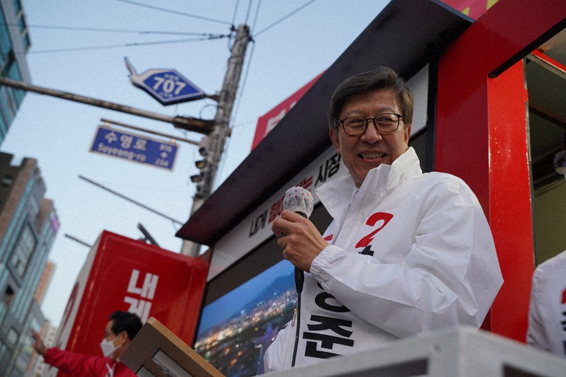 朴亨埈氏=渋江千春撮影