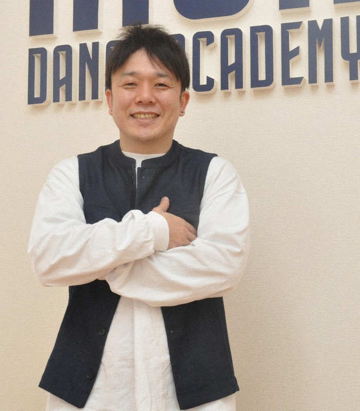 NPO法人「日本ブレイクダンス青少年育成協会」代表理事の草野真澄さん=金沢市内で2021年4月3日午後0時24分、深尾昭寛撮影