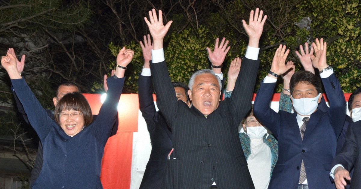 筑西市長選 筑西市議補選 市長 須藤氏３選 ワクチン接種最優先 茨城 毎日新聞