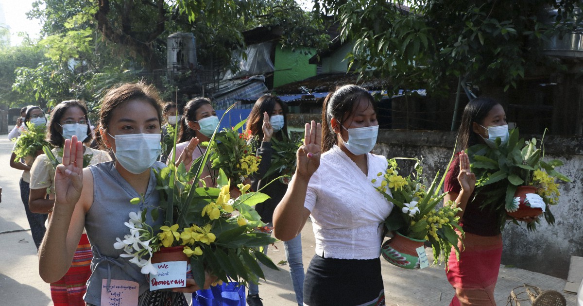 ミャンマー民主派、統一政府設立を宣言 少数民族武装勢力も賛同 (毎日新聞)