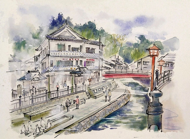 ぶらりレトロ散歩 但馬 丹波 湯村温泉 新温泉町湯 兵庫 毎日新聞