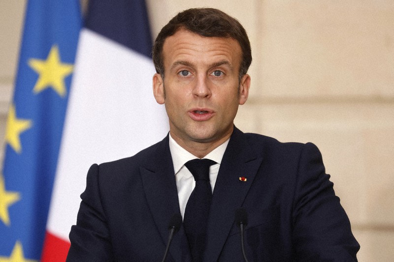 マクロン仏大統領=AP