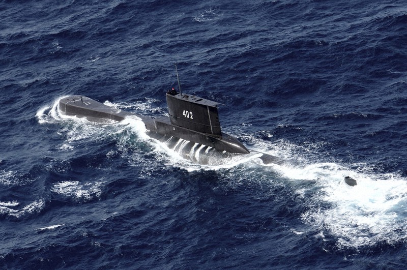 行方不明になっているインドネシア海軍の潜水艦「KRIナンガラ」=AP