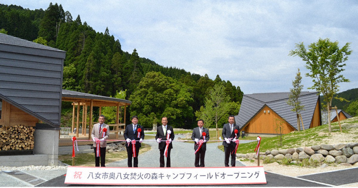 きょう 奥八女にキャンプ場オープン 豪雨流失リニューアル 地元住民団体が運営 カフェや木工体験館も 福岡 毎日新聞