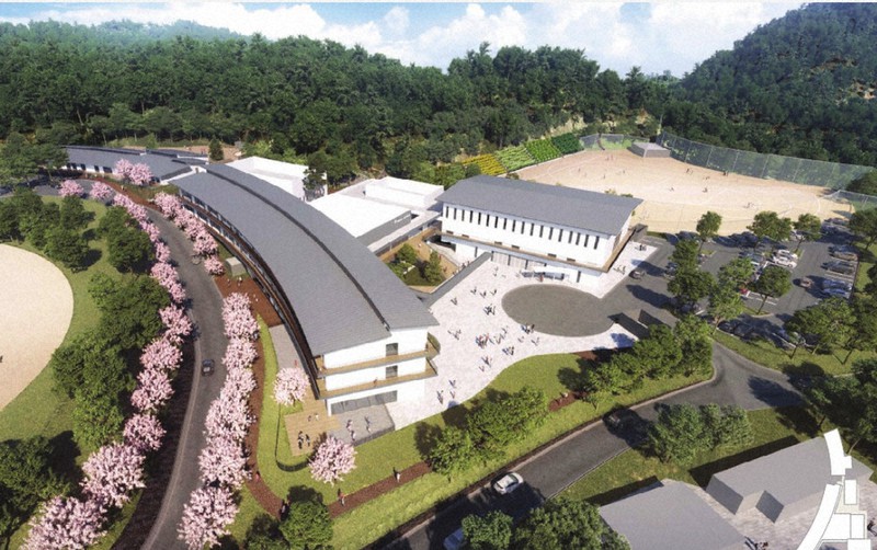 高野町が進める「学びの交流拠点」の完成イメージ図=和歌山県高野町提供