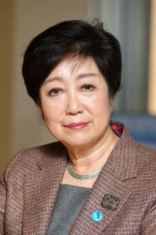 小池百合子東京都知事=東京都新宿区で2021年2月22日、北山夏帆撮影