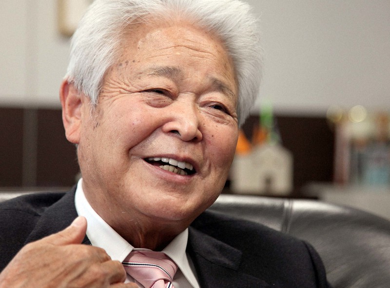 ハイデイ日高の神田正会長=さいたま市大宮区の同社で2021年4月22日午後3時27分、橋本政明撮影