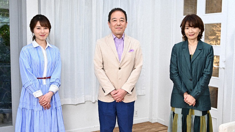 (左から)皆川玲奈アナウンサー、龍崎孝・流通経済大教授、ヤマザキマリ