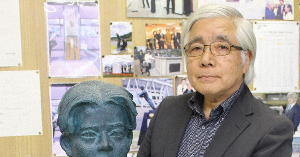 彫刻家 堤 直美氏　彫刻作品　眠る女 彫刻家 堤直美