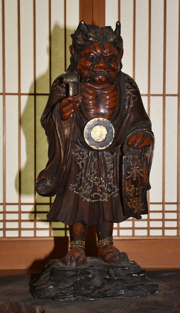 鬼の表情楽しんで 大津絵展、立像も 大津・石山寺 ／滋賀 | 毎日新聞