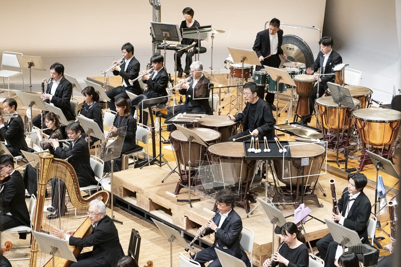 ティンパニ協奏曲でソロを務めた同団首席奏者の安藤芳広 提供:東京都交響楽団 (C)堀田力丸