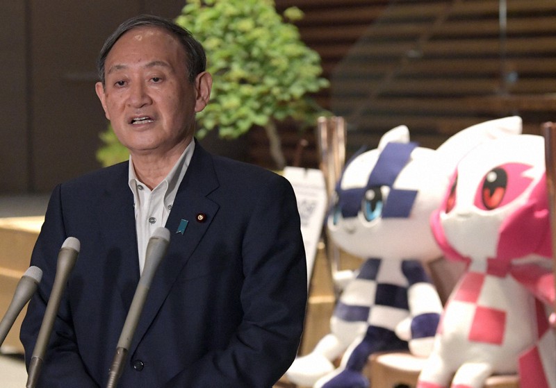 菅義偉首相=首相官邸で2021年5月6日午後7時、竹内幹撮影