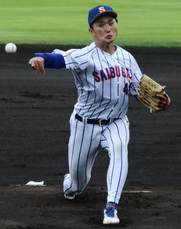 【セガサミー-西部ガス】7回1失点と好投した西部ガスの村田