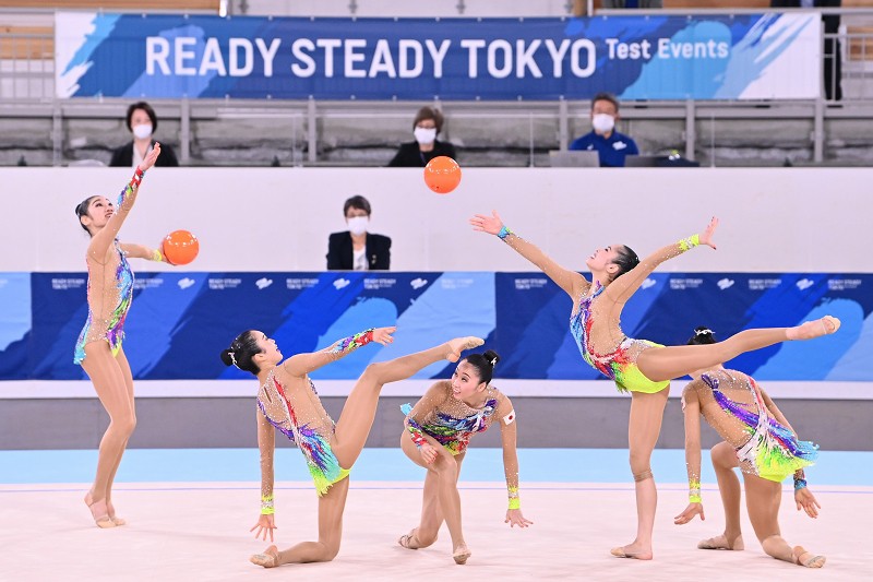 東京五輪テストイベント 新体操 [写真特集1/10] | 毎日新聞