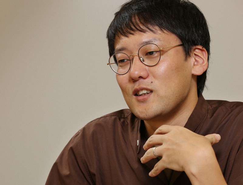 斎藤幸平さん=大阪市北区で2020年9月9日、大西達也撮影