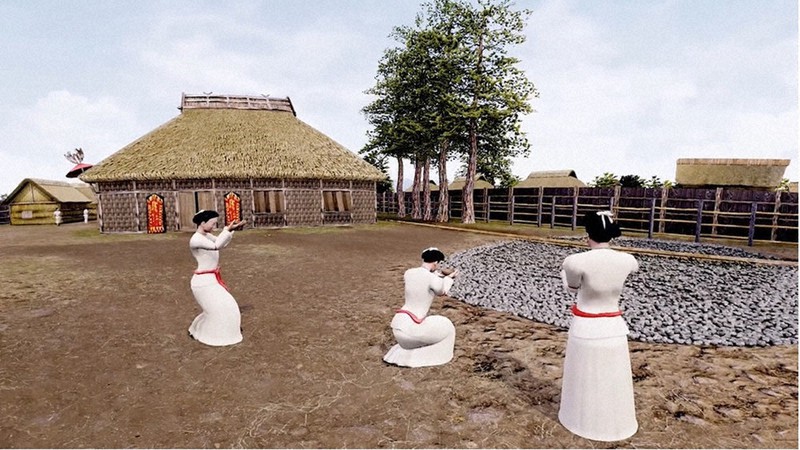 古墳時代の様子を再現したVR映像=プロモーション動画より