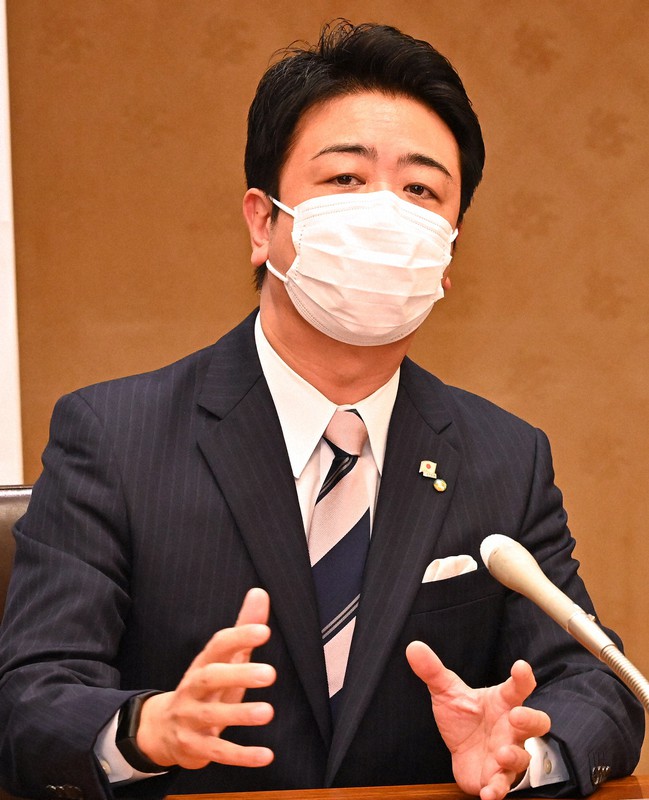 福岡市の高島宗一郎市長=徳野仁子撮影