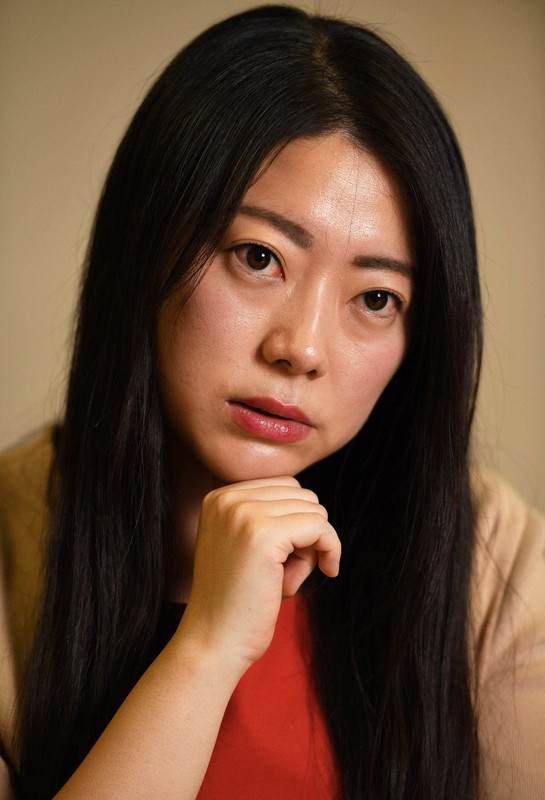 富永京子・立命館大准教授＝大阪市北区で2020年2月20日、山崎一輝撮影