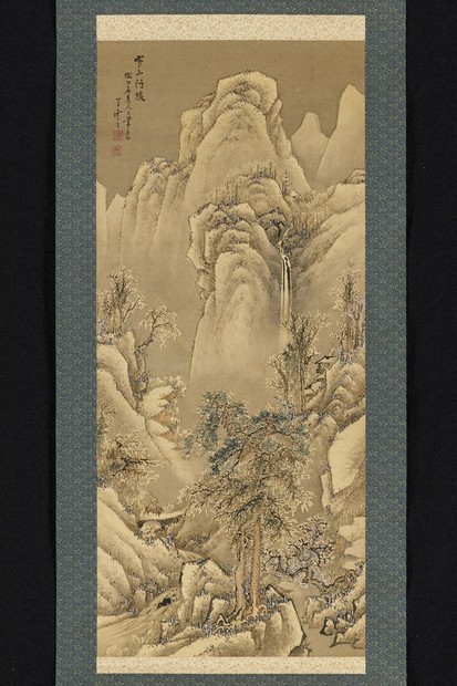 草雲「幻の傑作」寄託へ 地元の団体購入 四季モチーフの絹本着色図