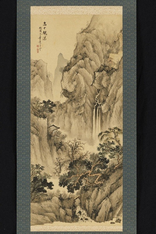 草雲「幻の傑作」寄託へ 地元の団体購入 四季モチーフの絹本着色図