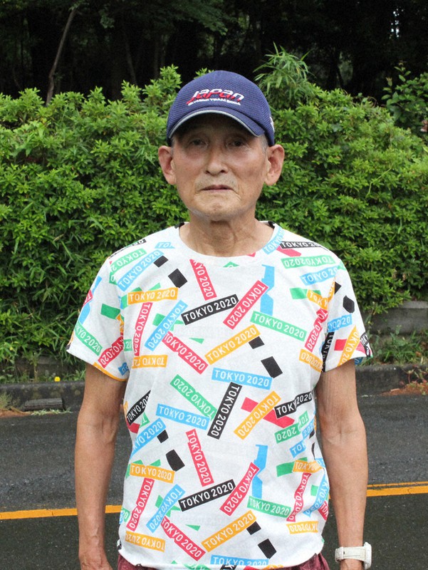 パラリンピック聖火ランナー候補者の戸村義勝さん=埼玉県狭山市で2021年5月18日、岡礼子撮影