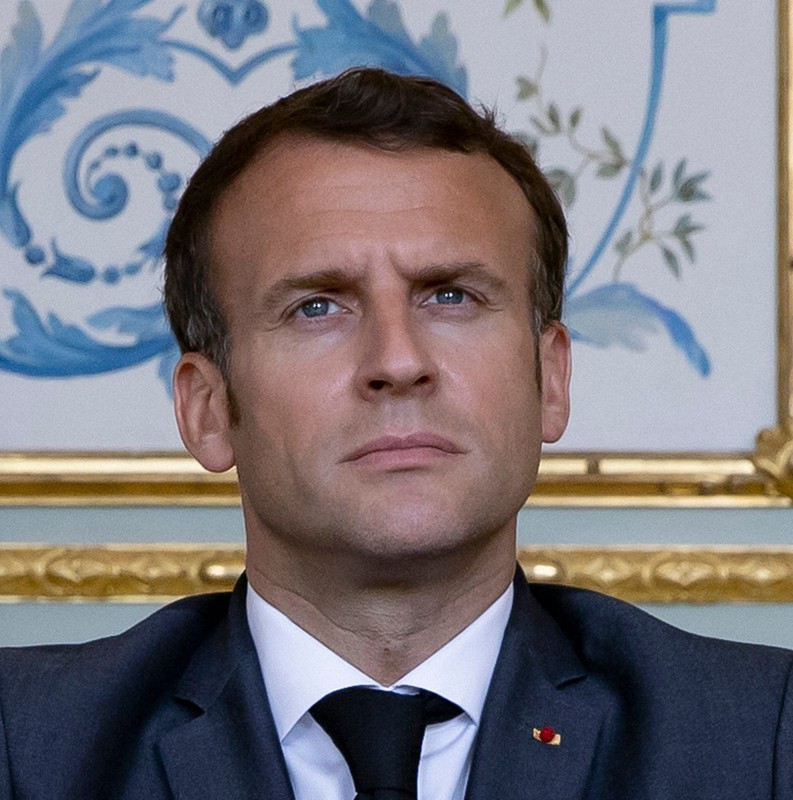フランスのマクロン大統領=AP