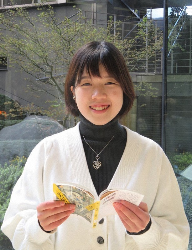「ゴキブリって、どうして嫌われているのか考えました」と山口真由さん=大阪市北区で、三角真理撮影