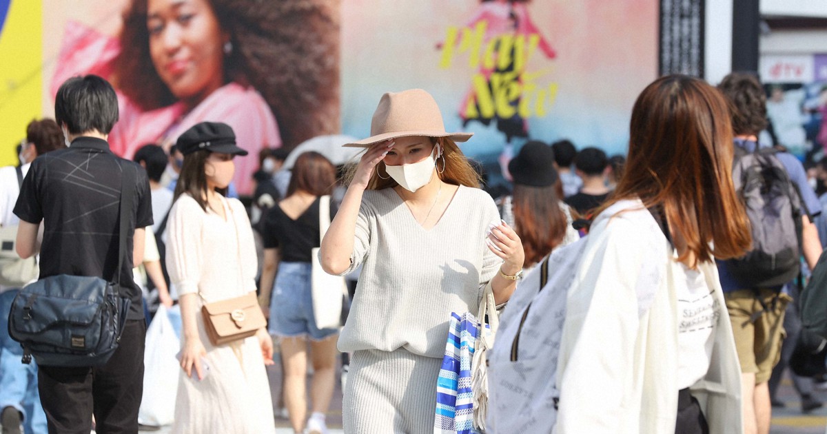 東京都内で今年初の真夏日 練馬で30度 昨年より2週間遅く 毎日新聞