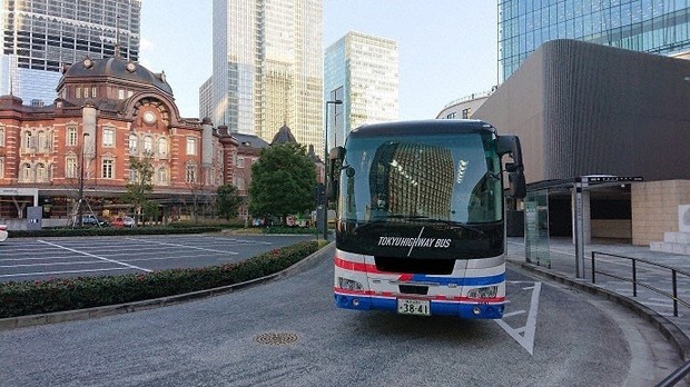 東急が新サービス実験「DENTO」の一環として運行した高速バス=東急提供