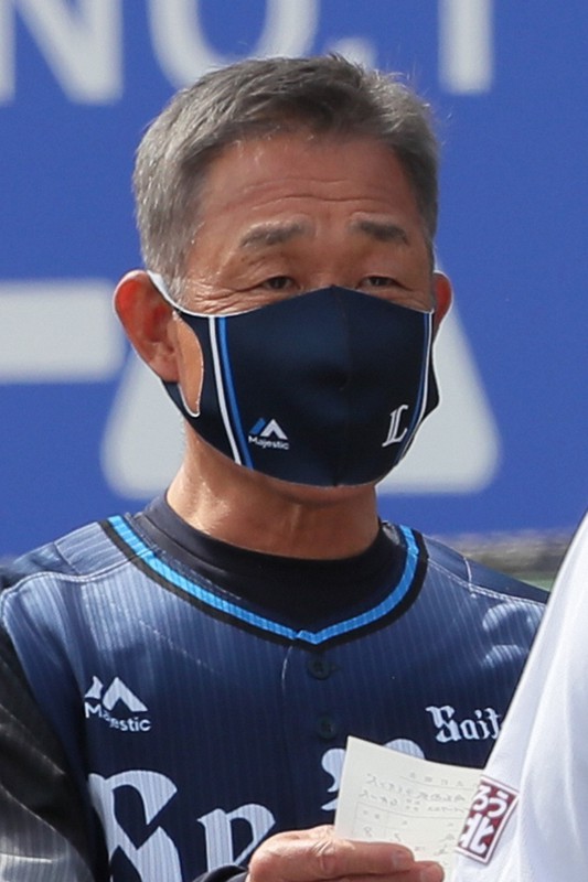 西武の辻発彦監督＝楽天生命パーク宮城で2021年4月24日、和田大典撮影