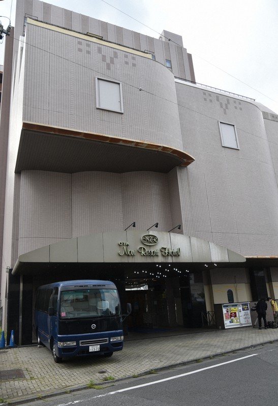 ソフトボール女子豪州代表が事前合宿中に滞在するホテル=群馬県太田市飯田町で2021年5月31日午後3時26分、高橋努撮影