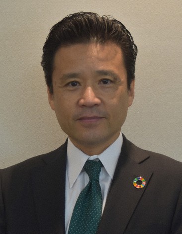 りそなホールディングスの南昌宏社長=東京都江東区のりそなホールディングス本社で2021年5月28日午前9時41分、池田美欧撮影