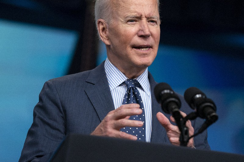 バイデン米大統領=ホワイトハウスで2021年6月2日、AP
