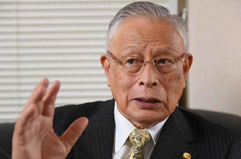 インタビューに答える元東京地検特捜部長の熊崎勝彦さん=東京都港区で2021年6月7日、前田梨里子撮影