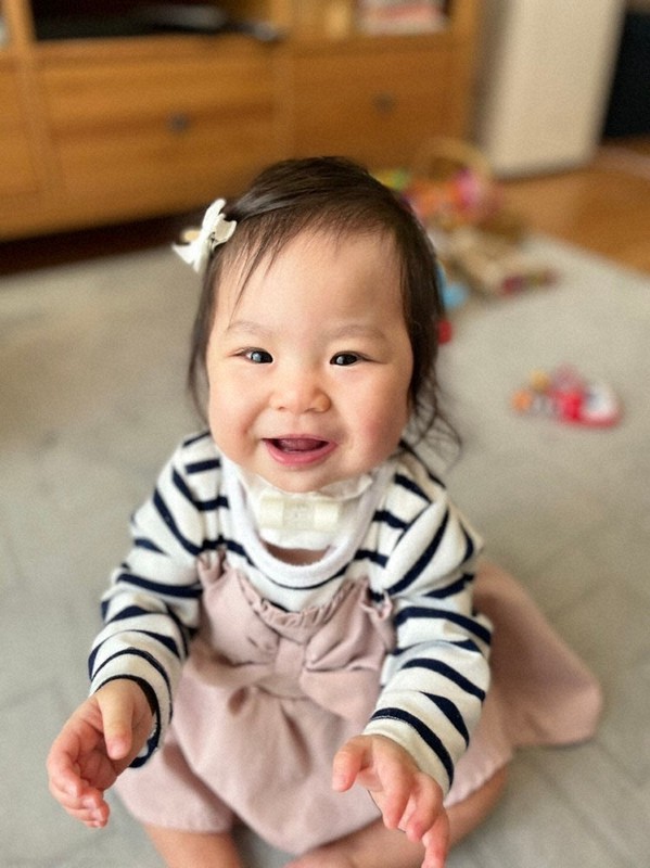 坂口さんの長女の七海ちゃん=家族提供