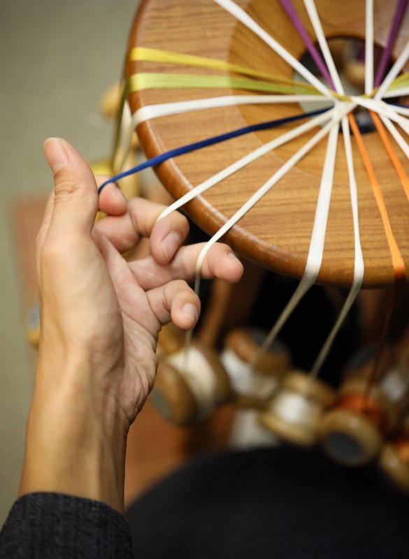 In Photos Tokyo's traditional 'kumihimo' cord craft interlaces threads
