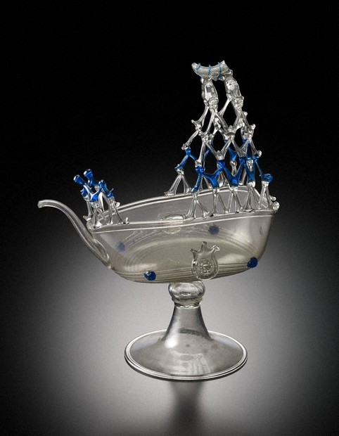炎と技の芸術 ヴェネチアン・グラス至宝展／3 船形水差 ベネチアの繁栄